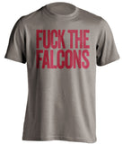 FUCK THE FALCONS Tampa Bay Buccaneers gold Shirt