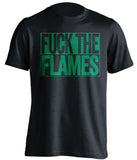 fuck the flames vancouver canucks black shirt