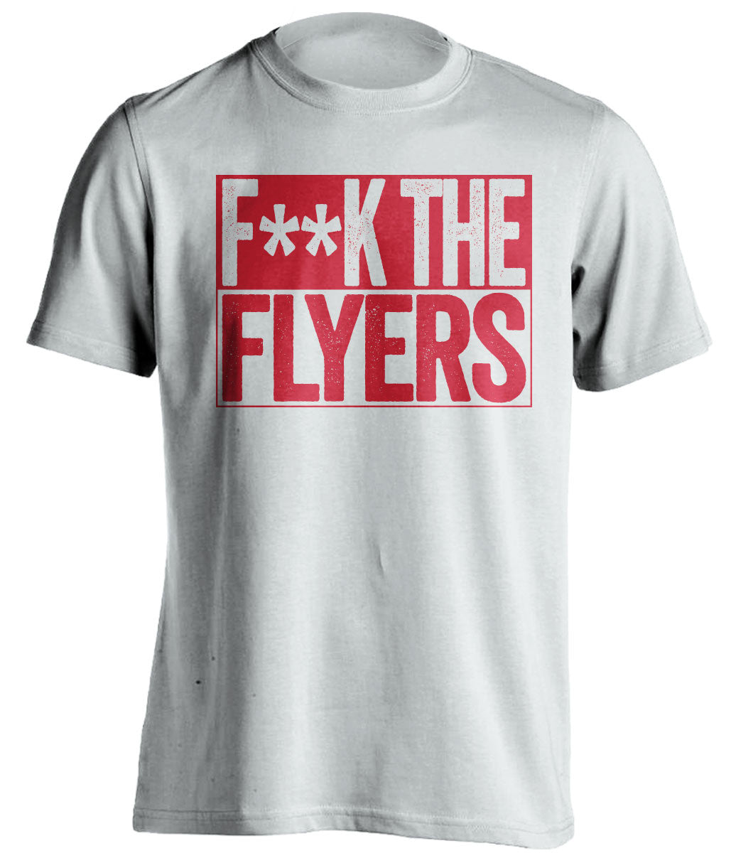 F**K THE FLYERS Washington Capitals white TShirt