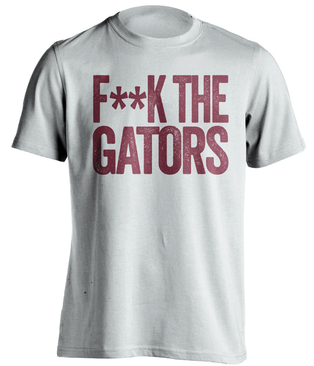 f*ck the gators florida state seminoles white tshirt
