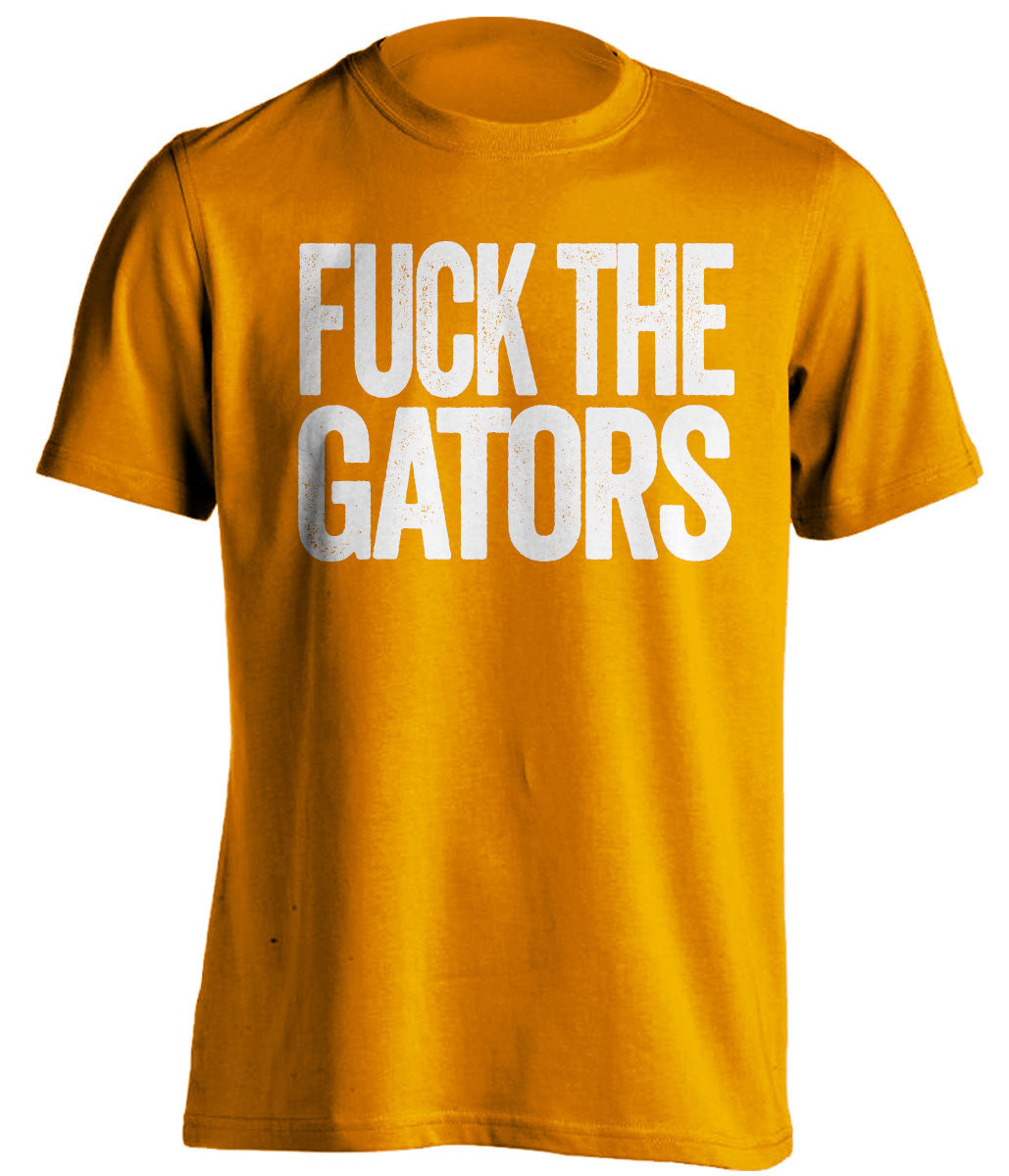 fuck the gators tennessee volunteers orange tshirt