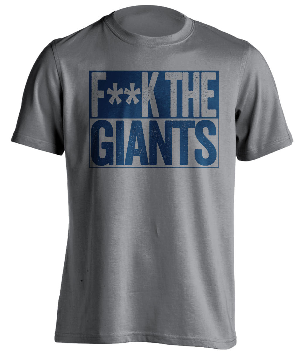 f**k the giants dallas cowboys grey shirt