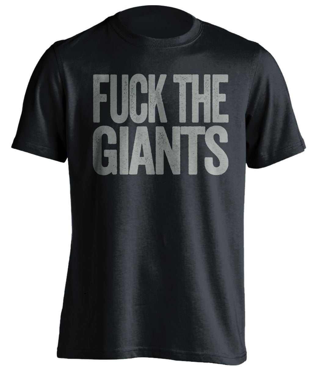 fuck the giants dallas cowboys black tshirt