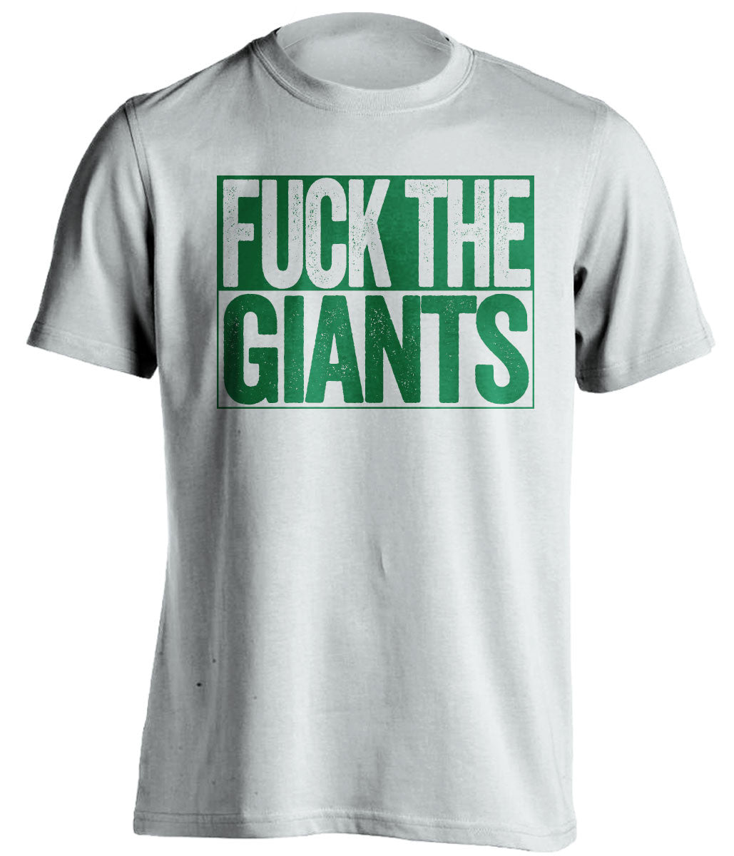 FUCK THE GIANTS Philadelphia Eagles white TShirt