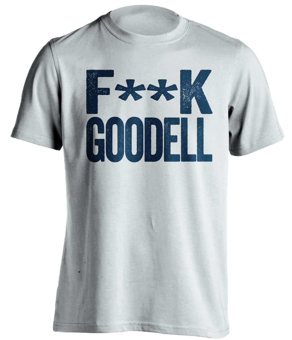 F**K GOODELL New England Patriots white Shirt