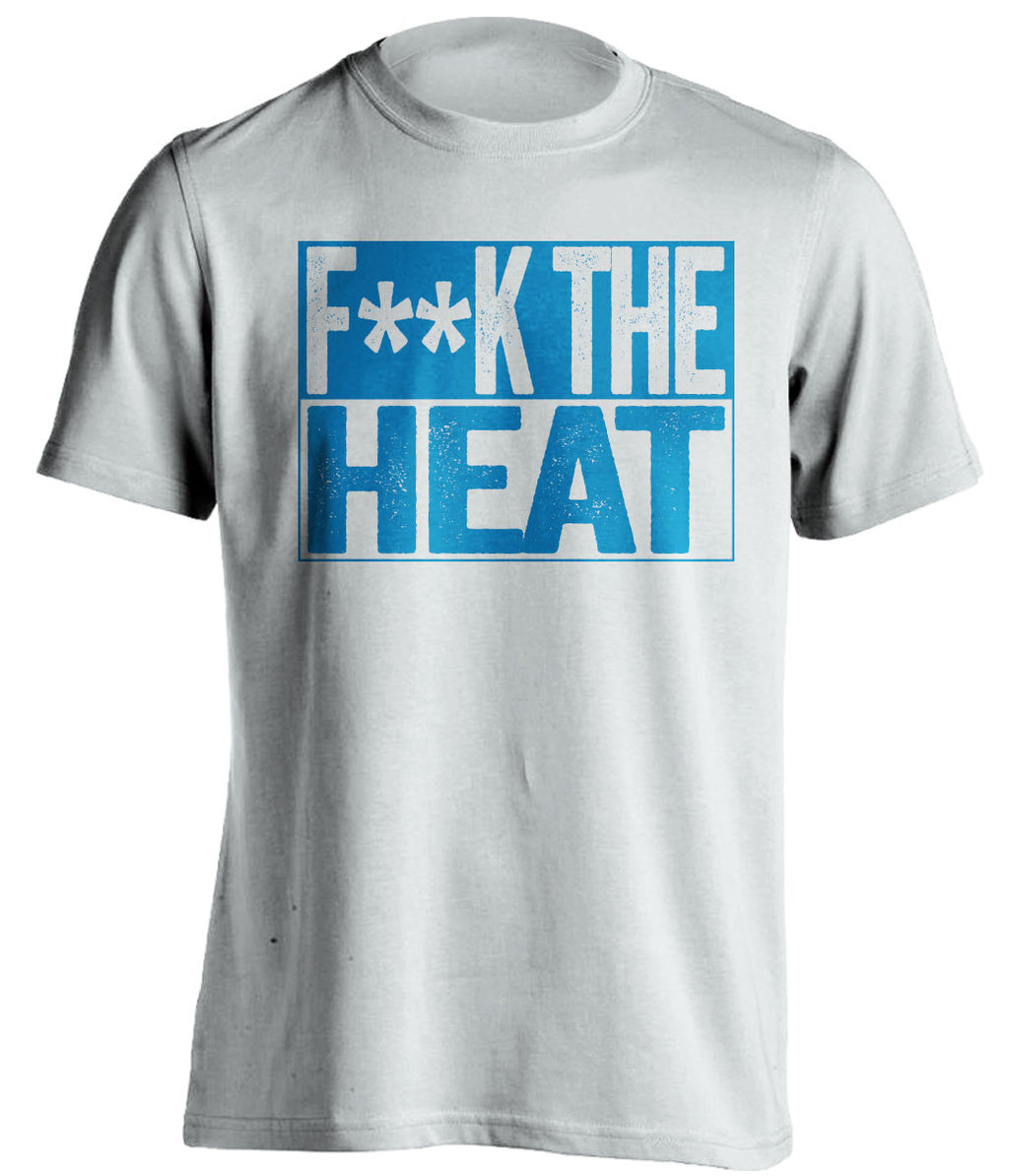 f**k the heat orlando magic white shirt