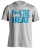 f**k the heat orlando magic grey tshirt