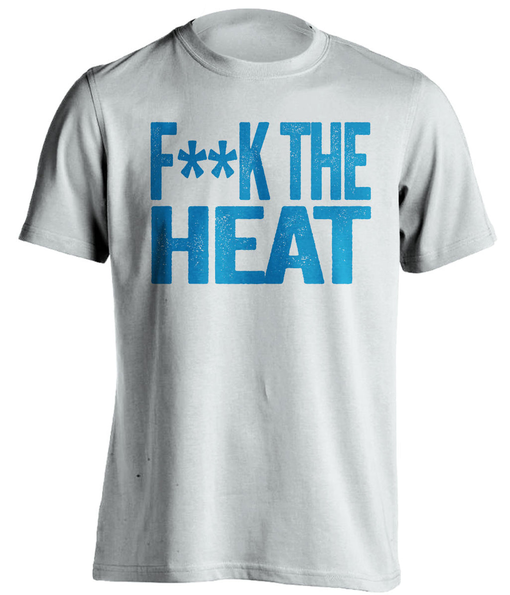 f**k the heat orlando magic white tshirt