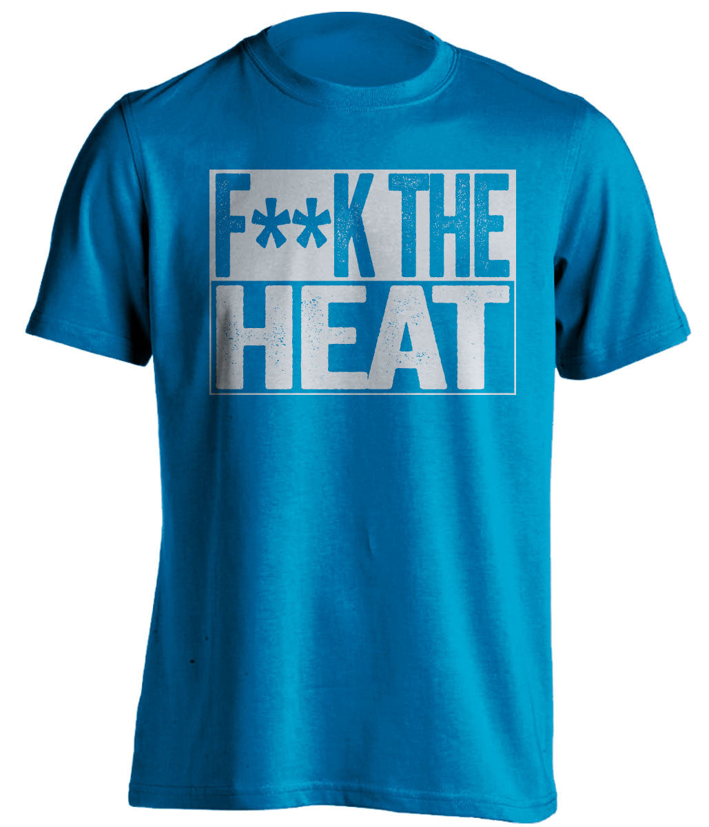 f**k the heat orlando magic blue shirt