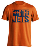 f**k the jets edmonton oilers orange shirt