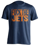fuck the jets edmonton oilers blue shirt