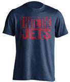 i hate the jets new york giants blue shirt