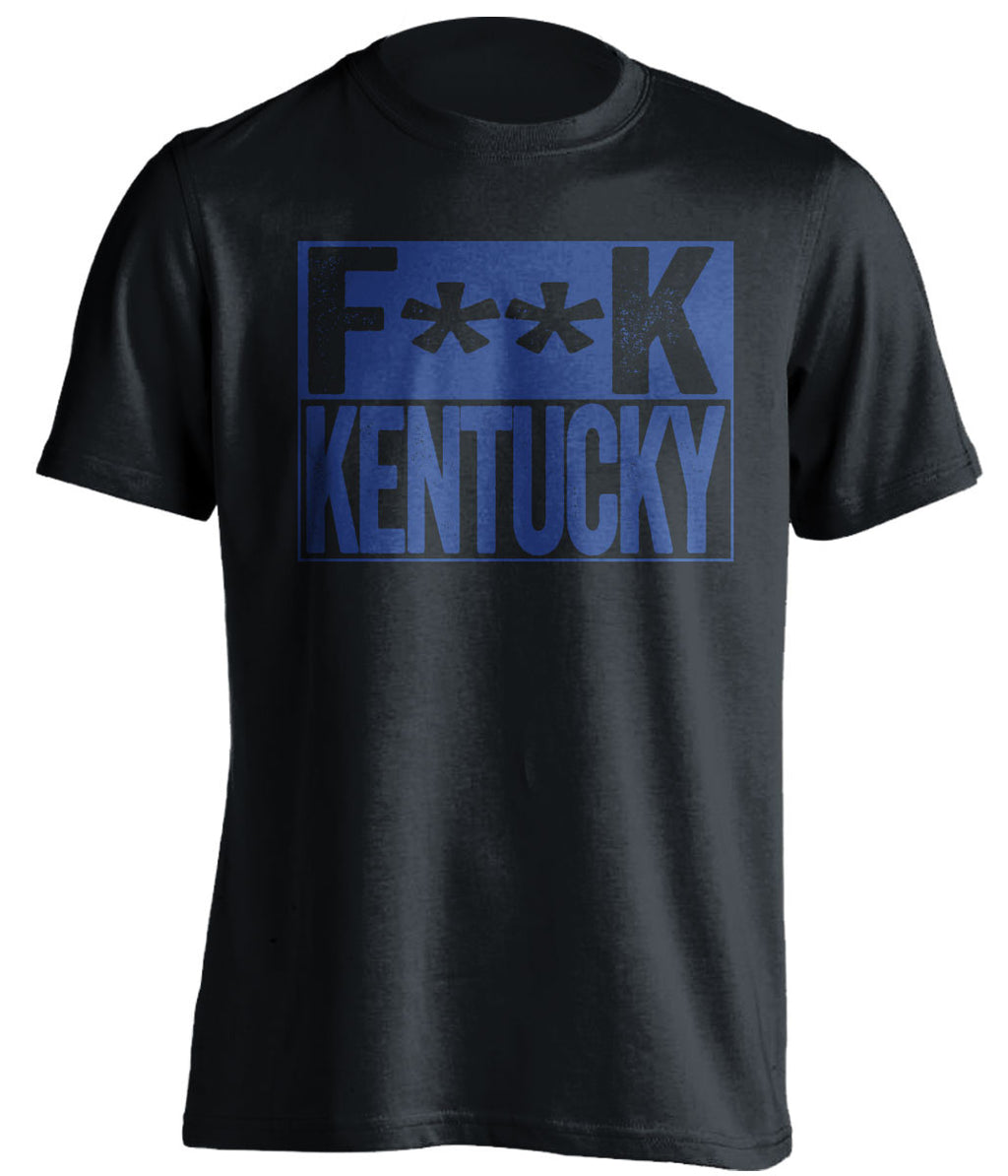 f**k kentucky duke blue devils black shirt