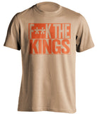 f**k the kings anaheim ducks gold shirt