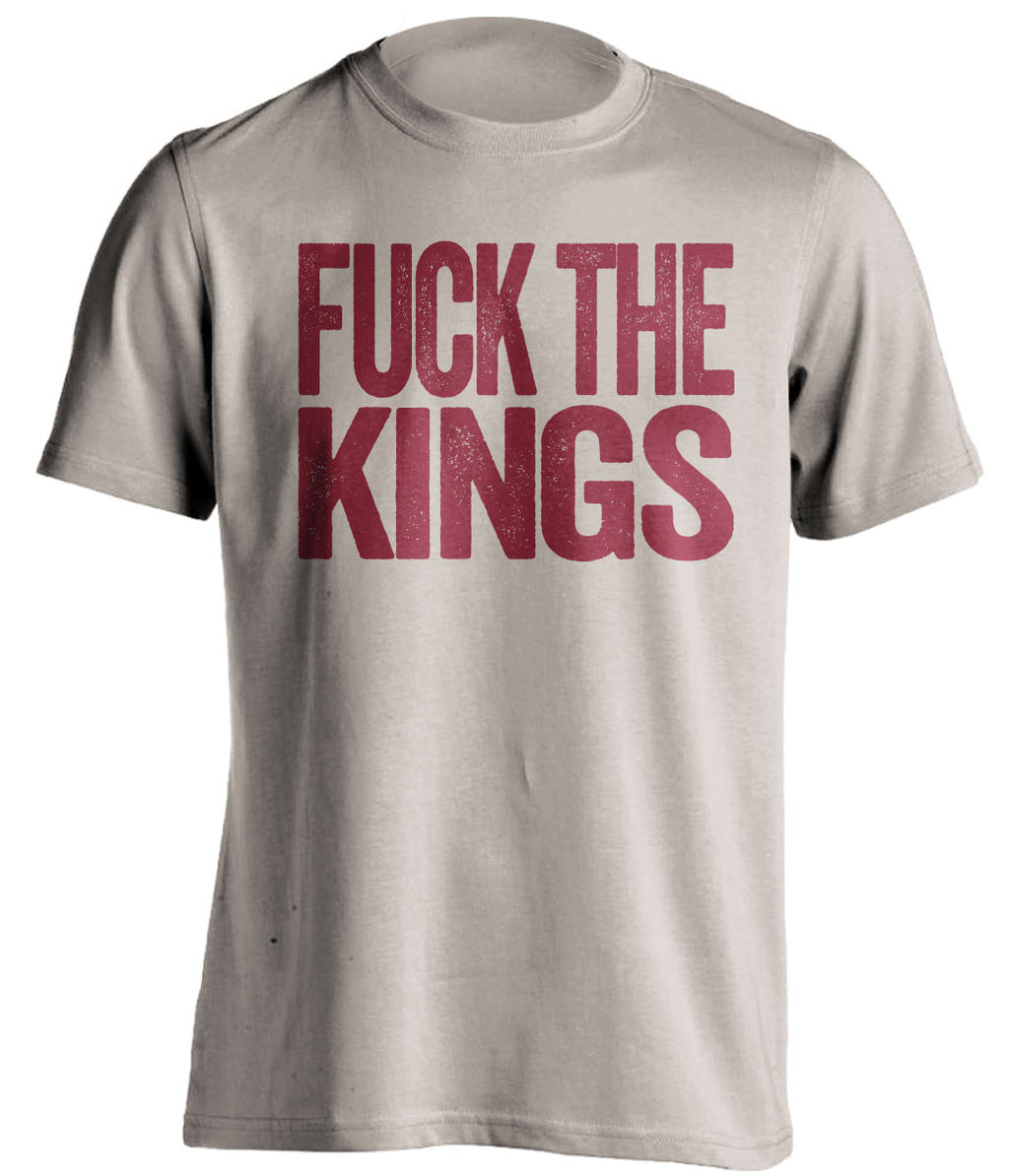 fuck the kings arizona coyotes sand tshirt
