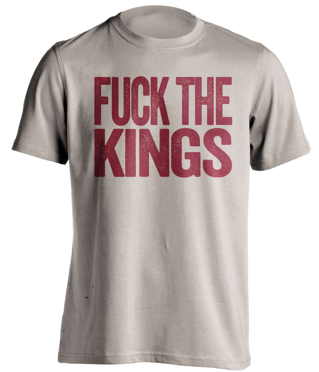 fuck the kings arizona coyotes sand tshirt
