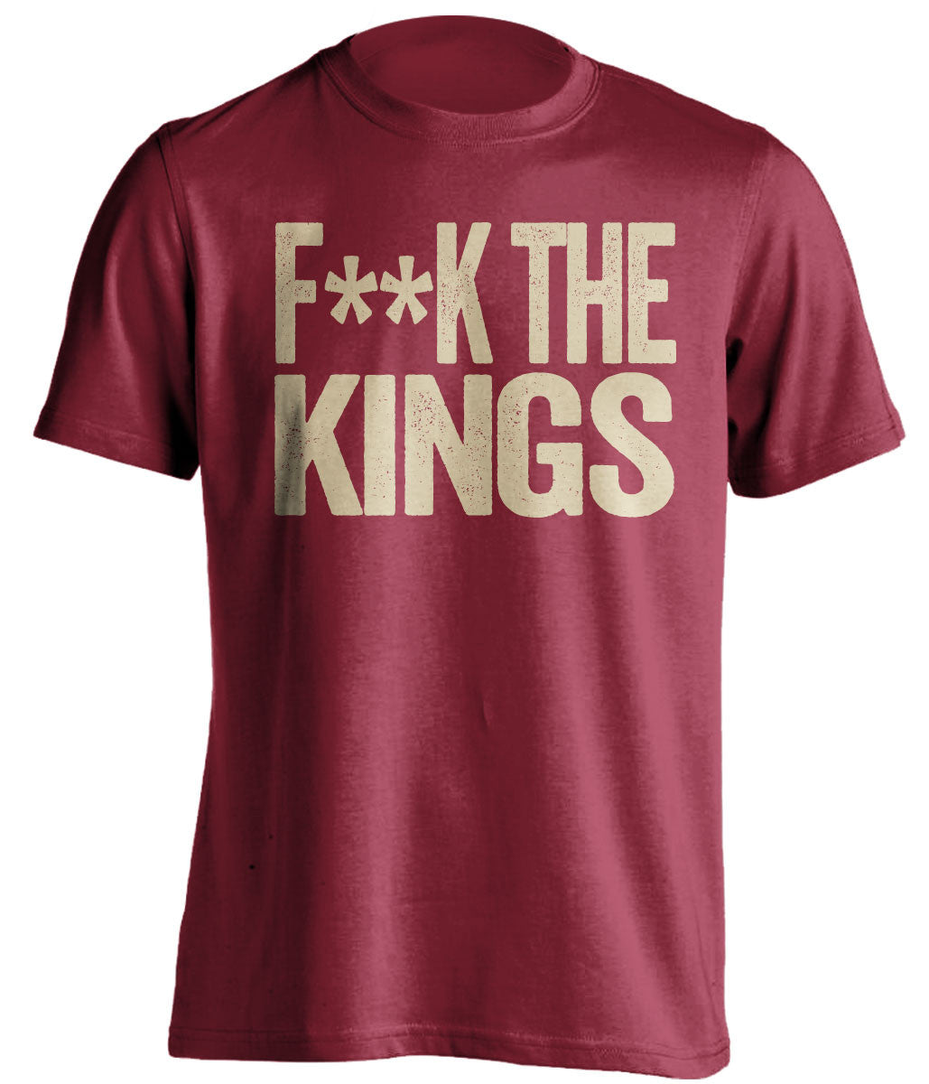 f**k the kings arizona coyotes red tshirt