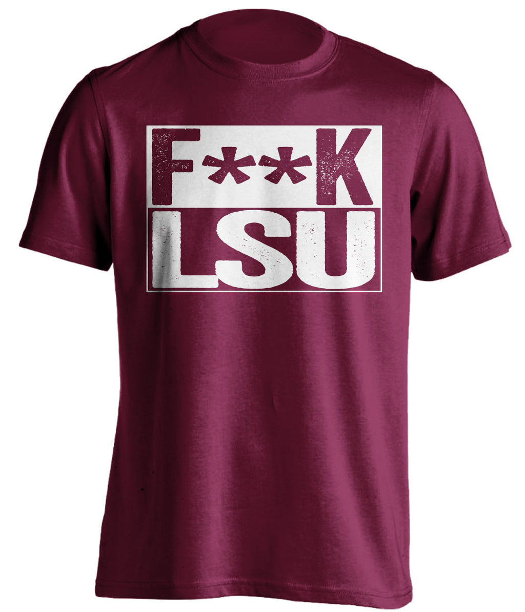f**k lsu texas a&m aggies red shirt