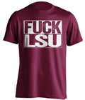 fuck lsu texas a&m aggies red shirt
