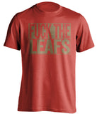 fuck the leafs ottawa senators red shirt