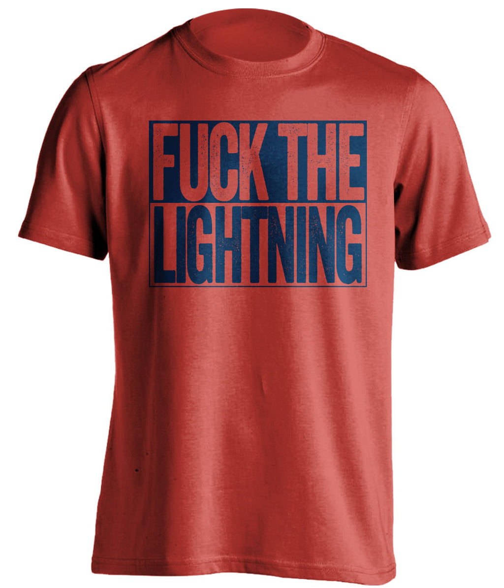 FUCK THE LIGHTNING Florida Panthers red TShirt