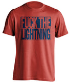 FUCK THE LIGHTNING Florida Panthers red TShirt