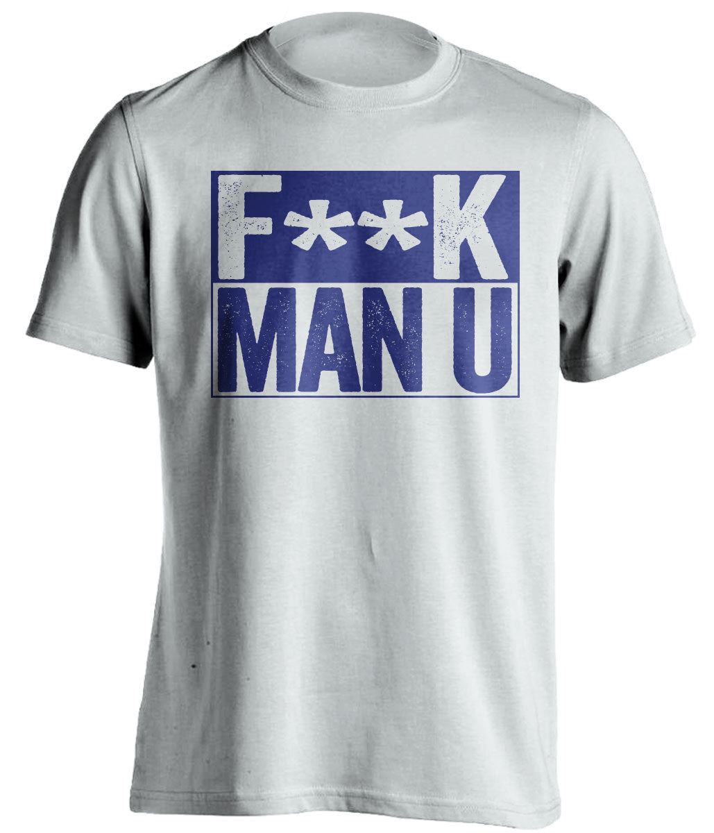 F**K MAN U Chelsea FC white TShirt