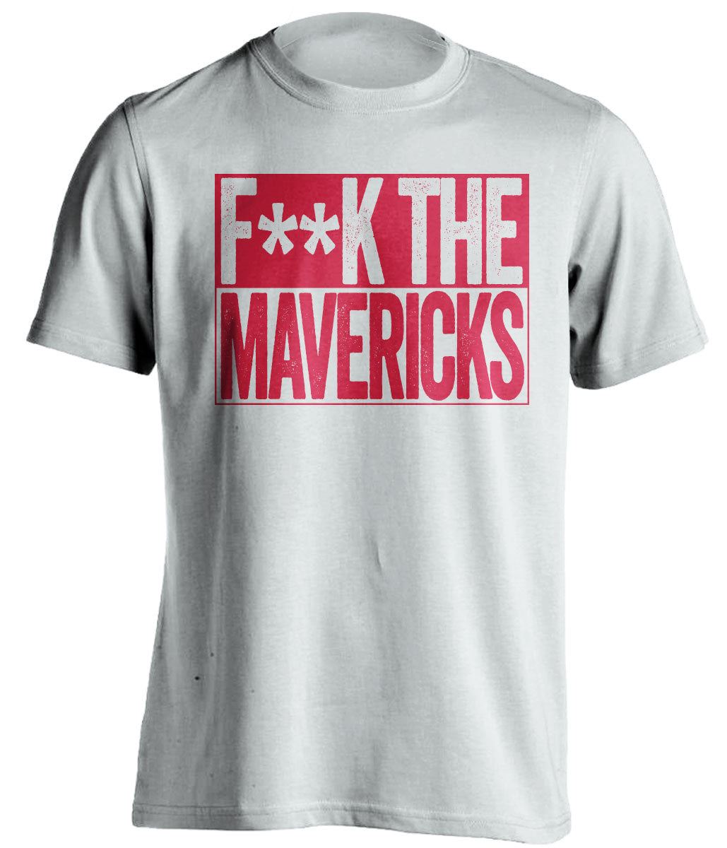 f**k the mavericks houston rockets white shirt