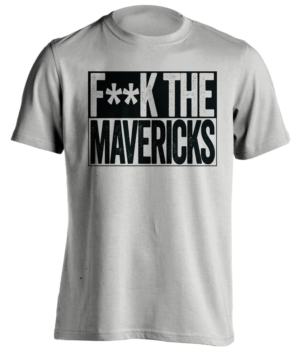 f**k the mavericks san antonio spurs grey shirt