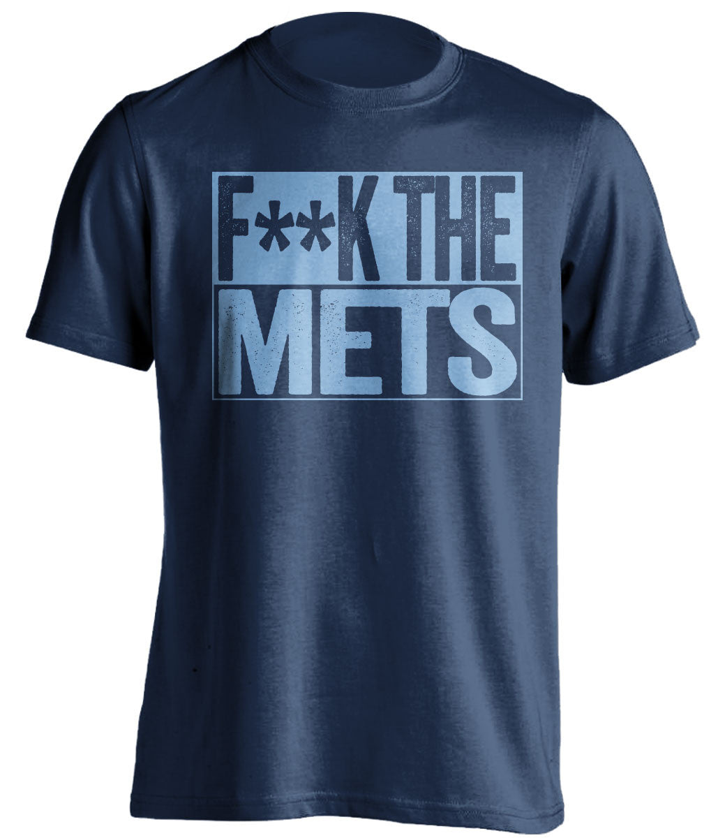 F**K THE METS Kansas City Royals navy TShirt