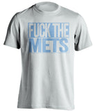 FUCK THE METS Kansas City Royals white TShirt