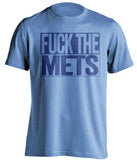 FUCK THE METS Kansas City Royals blue TShirt