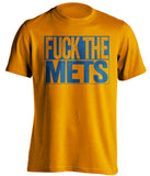 FUCK THE METS New York Mets orange TShirt
