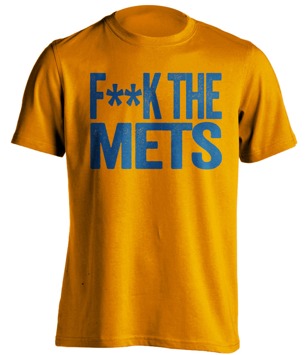 F**K THE METS New York Mets orange Shirt