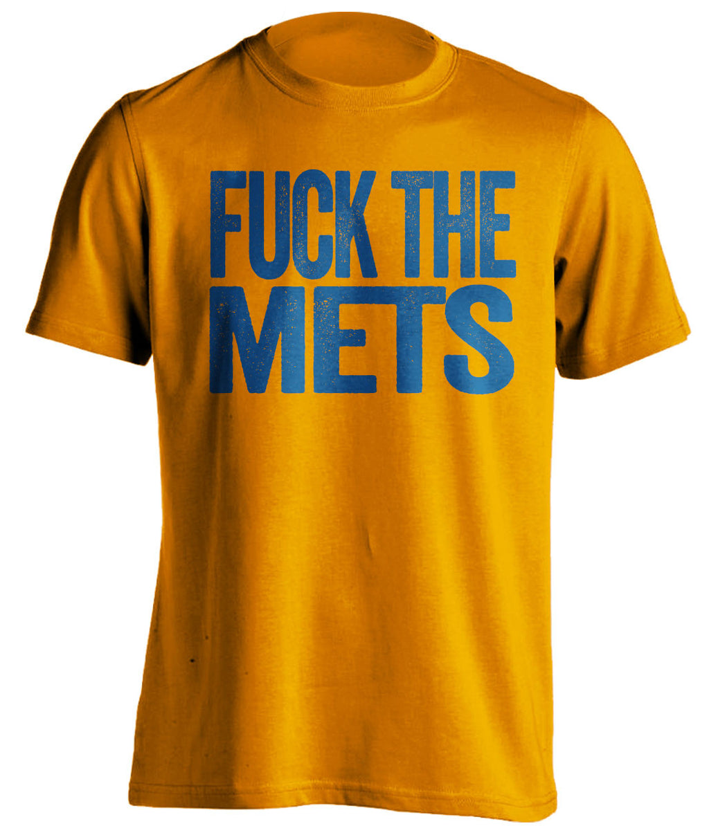 FUCK THE METS New York Mets orange Shirt