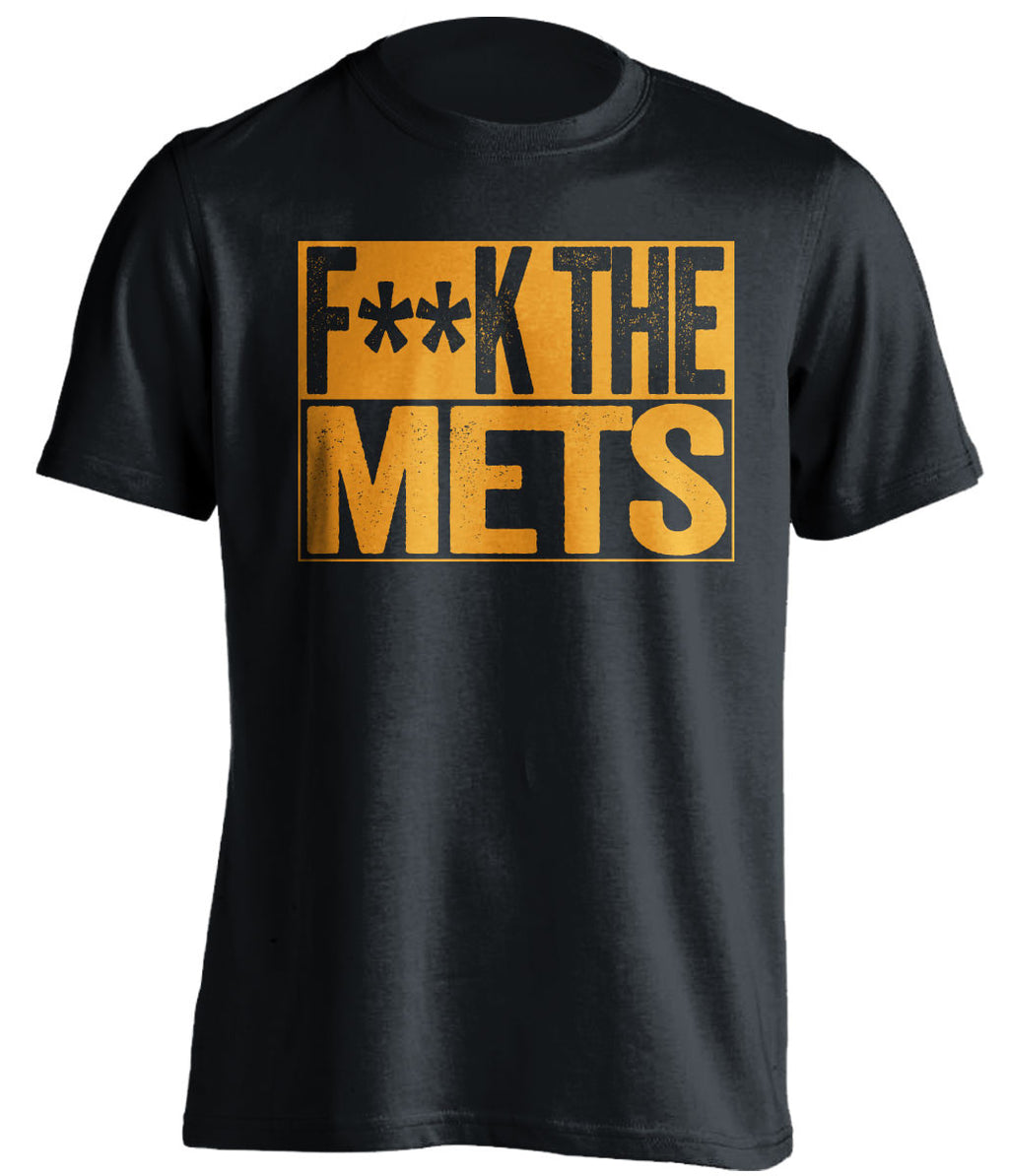 F**K THE METS New York Mets black TShirt
