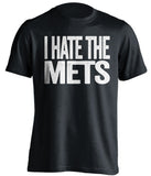 i hate the mets new york yankees black tshirt