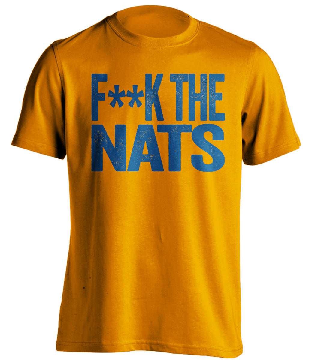 F**K THE NATS New York Mets orange Shirt