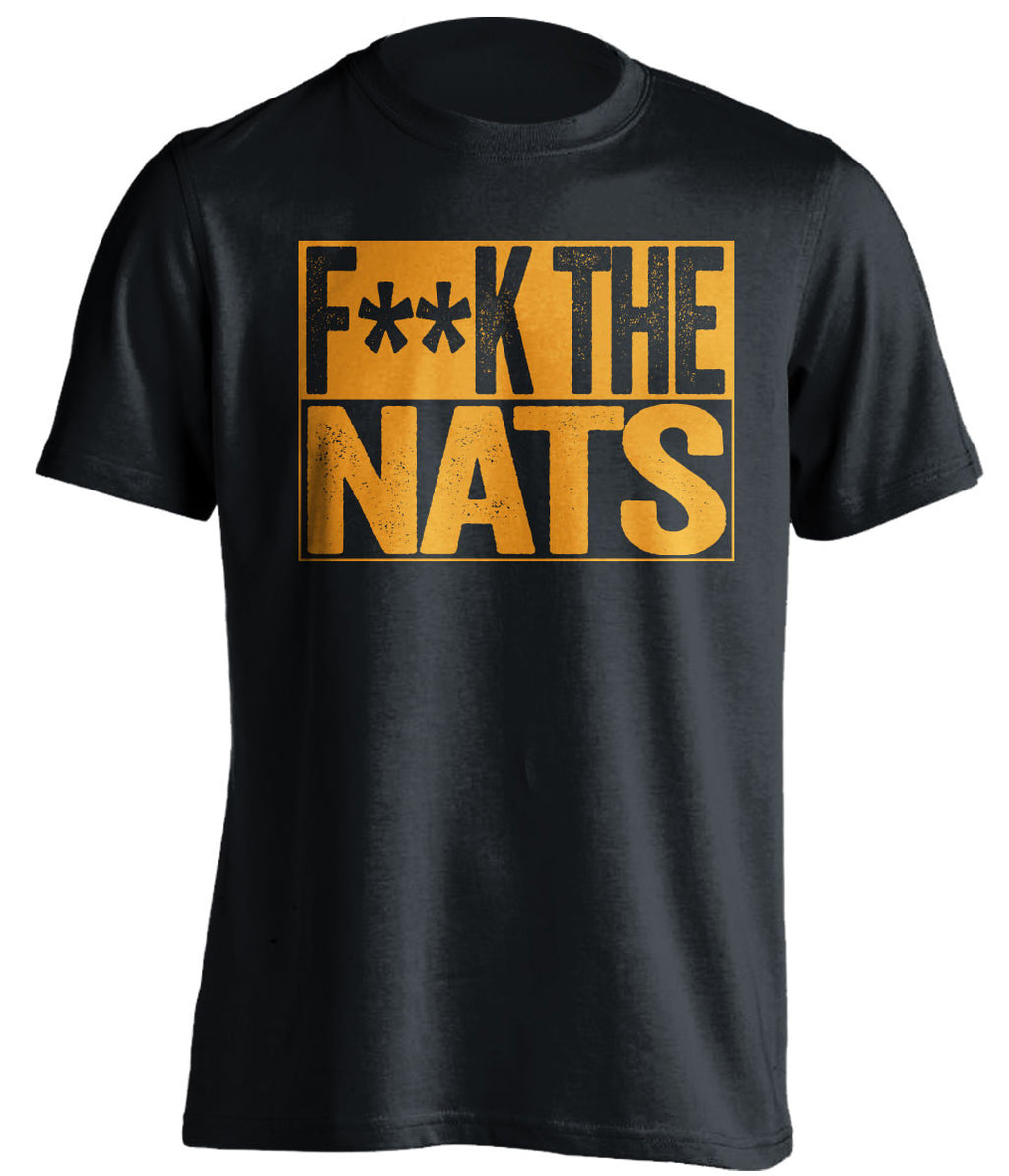 F**K THE NATS New York Mets black TShirt