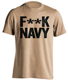 F**K NAVY Army Black Knights gold Shirt