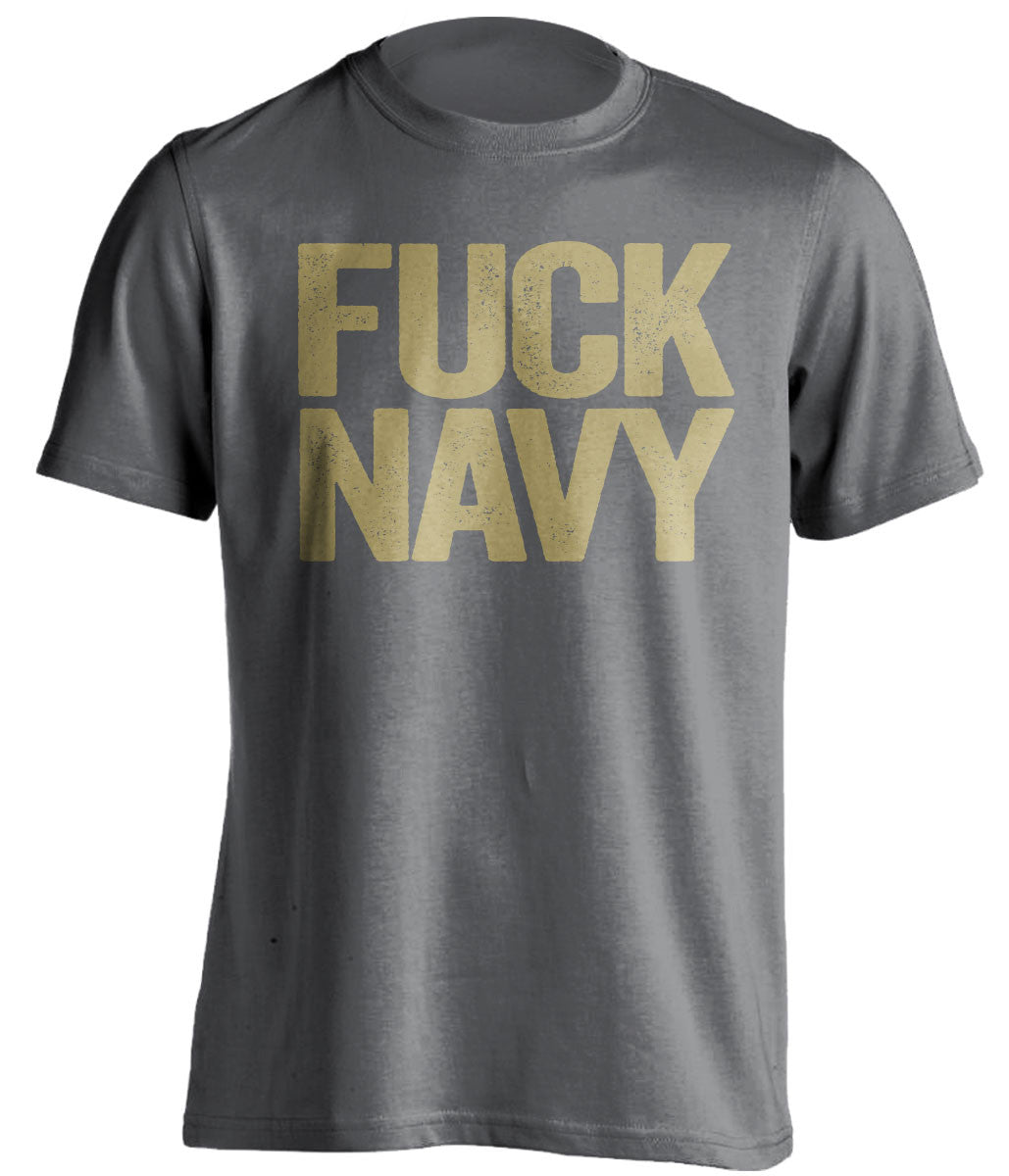 FUCK NAVY Army Black Knights grey Shirt