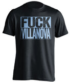 Fuck Villanova UNC Tar Heels black shirt