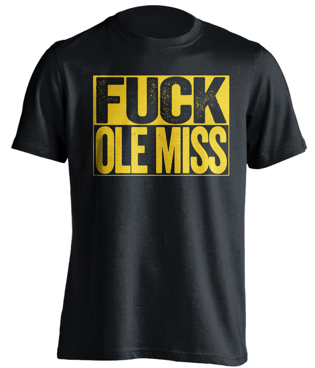 fuck ole miss lsu tigers black shirt