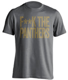 F**K THE PANTHERS New Orleans Saints grey Shirt