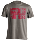 f**k the panthers tampa bay buccaneers pewter shirt