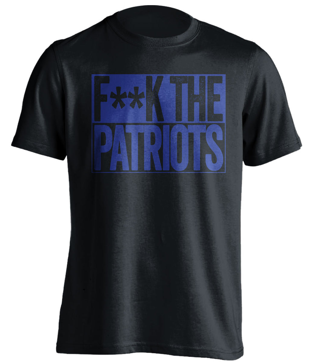 f**k the patriots indianapolis colts black shirt