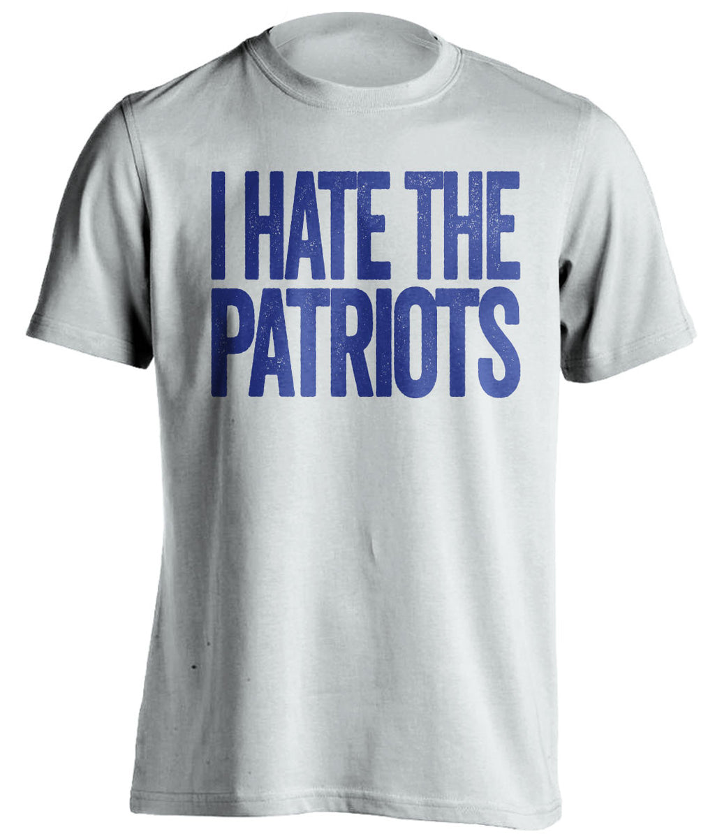 i hate the patriots indianapolis colts white tshirt