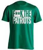 f**k the patriots new york jets green shirt