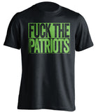 fuck the patriots seattle seahawks black tshirt