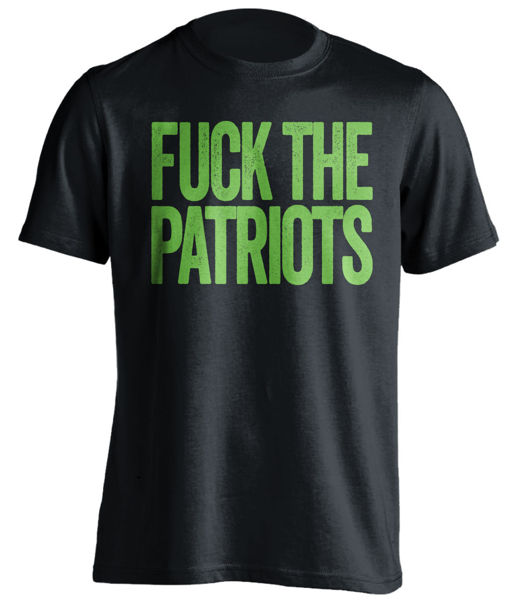 fuck the patriots seattle seahawks black shirt